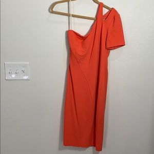 Coral Cocktail Dress